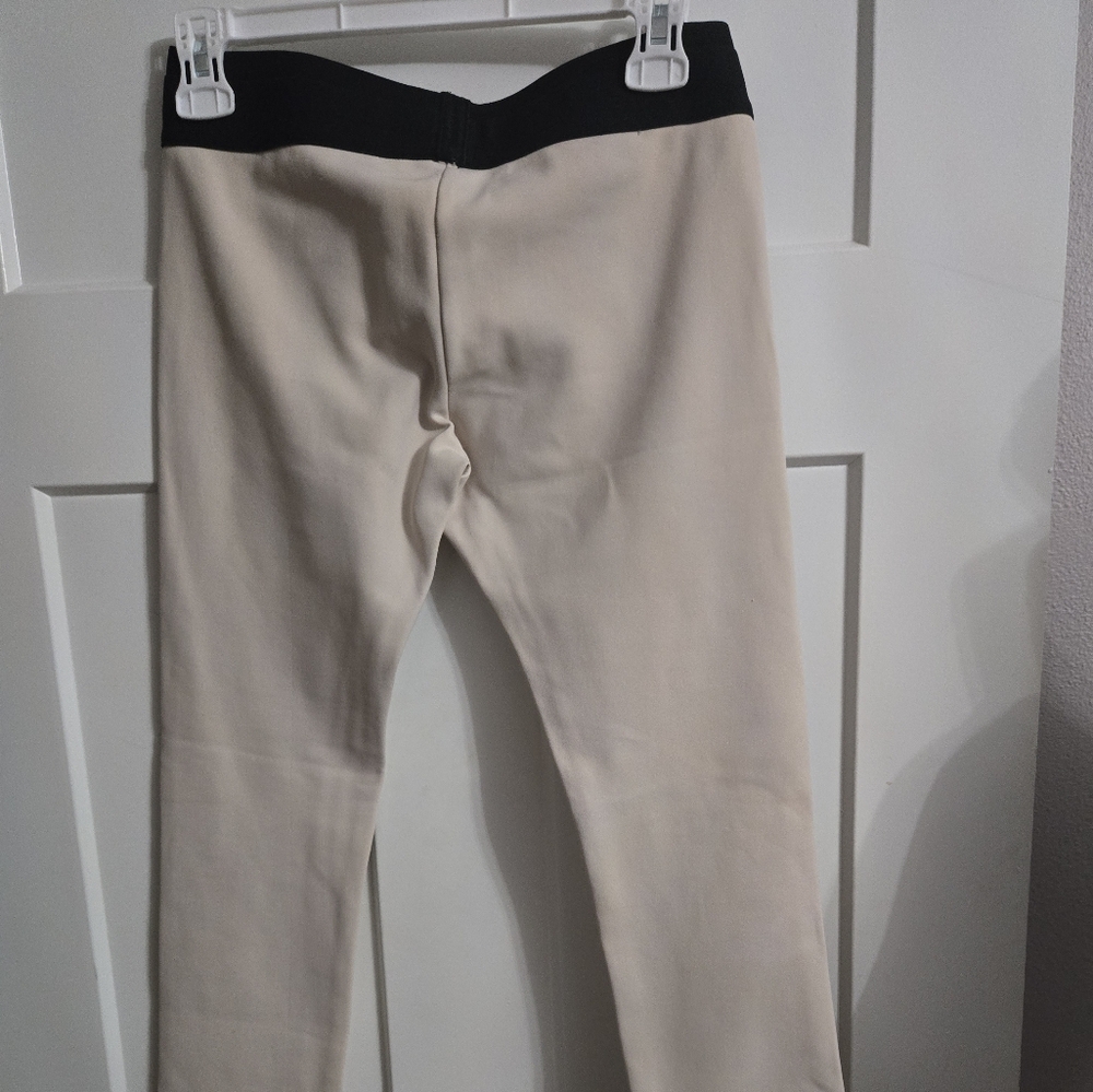 BCBGMaxAzria Cream Leggings with Stretchy Fit